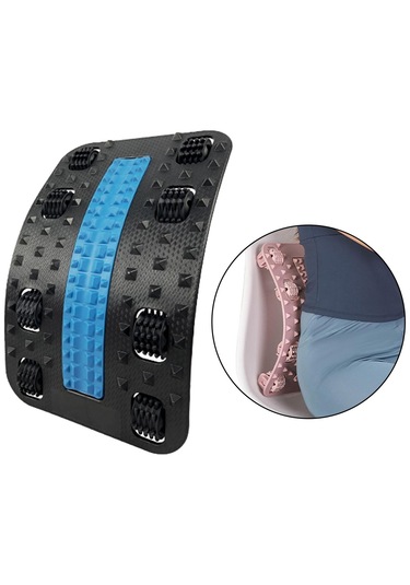 Homyl Boyun Sırt Sedye Masaj Bel Tahtası Kanepe Sandalye Siyah