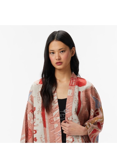 Unıted4 Regular Fit Kadın Krem Kimono Nute 2800400