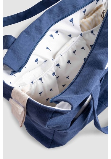 3'lü Anne Bebek Bakım Çantası Seti Lacivert