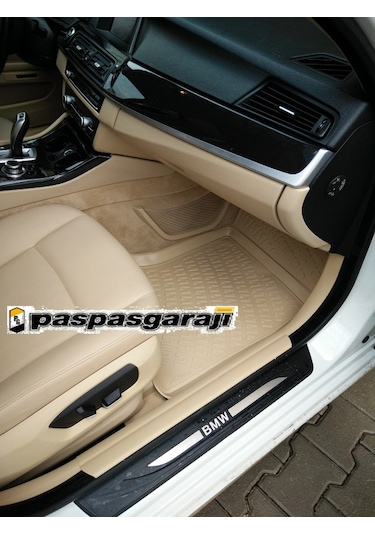 Bmw 5 Serisi F10 Bej 3D Havuzlu Paspas 2009-2012 Arası