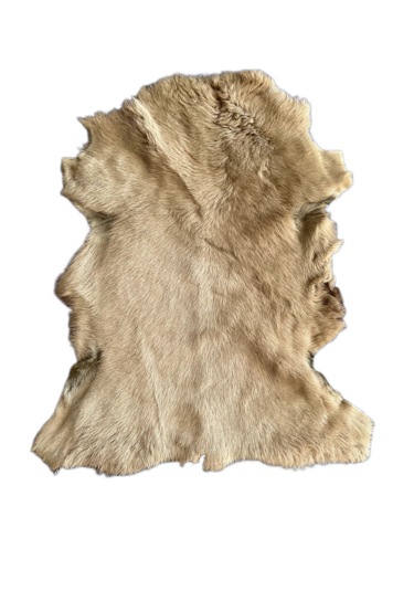 Naturel Uzun Tüylü Koyun Postu - Doğal Post Paspas Vizon