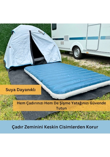 Beylini Kamp Matı Çadır Halısı Kaymaz Su Geçirmez Zemin Koruyucu