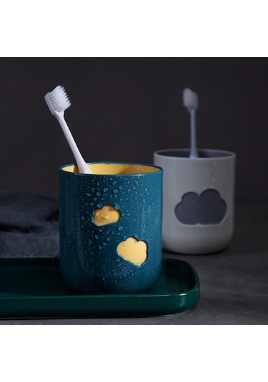 Yifomall "bulut Desenli Diş Fırçası Kutusu - Seyahat Ve Ev Kullanımı İçin Şık Ve Pratik 301-400ml " Diğer