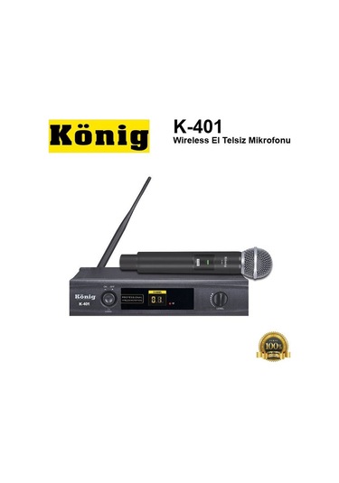 König K-401 Wireless El Telsiz Mikrofonu