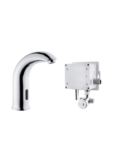 Gms Ft013 Çift Girişli Fotoselli Lavabo Musluk Bataryası