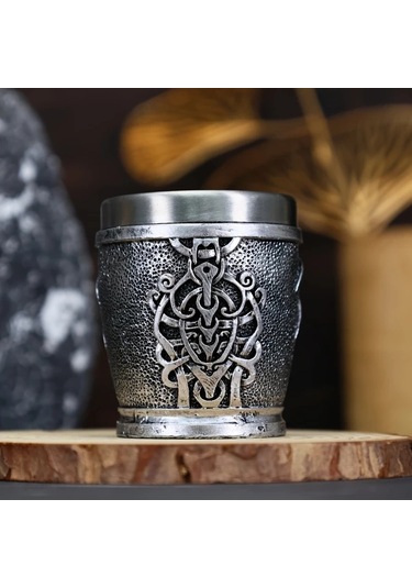 Willowhaven Raptor Şarap Bardağı Bakır Renk Ejderha Desenli Paslanmaz Çelik Birak