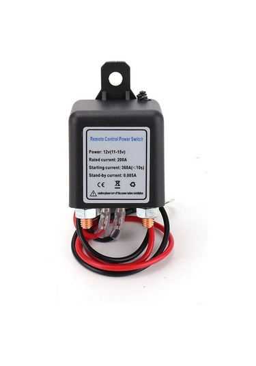 Besthome1 Araba Uzaktan Akü Kesme Anahtarı 12v/24v 200a Çok Renkli Uzaktan Kumanda Çok Renkli