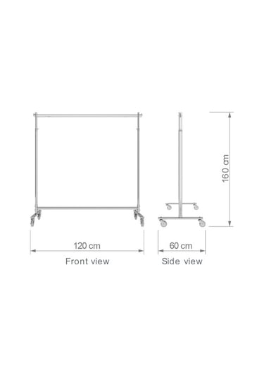 Uzmangrupraf Uzman Grup Raf Lüx Tekli Ayarlı Elbise Askılığı Gri