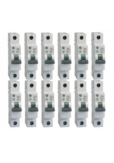 General Electric 1x32a C Tipi 6ka Otomatik Sigorta 12 Adet 1 Kutu