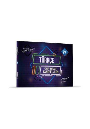 KPSS Tüm Sınavlar İçin Türkçe Cep Bilgi Kartları KR Akademi Yayınları