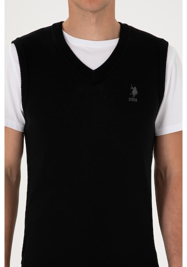 U.s. Polo Assn. Erkek Siyah Süveter 50316843-vr046 Siyah
