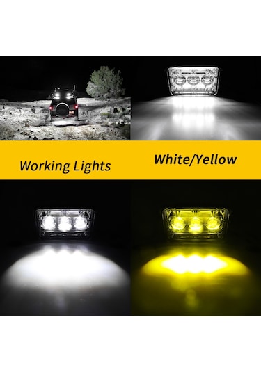 Off Road Spotled 5 İnç 156 Watt Çift Renk Çalışma Ve Sis Lambası
