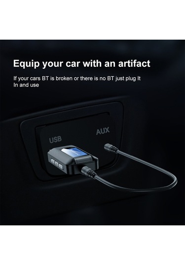 Lemestar Ekranlı Usb Bluetooth 5.0 Verici Alıcı Tv Bilgisayar Ses Adaptörü - T11 Modeli