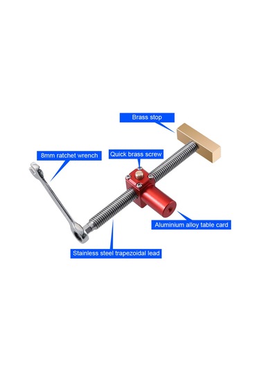 Teltree 19mm Hızlı Masa Mengenesi - Ahşap İşleme Masası İçin Güçlü Sabitleme Ve Hassas Konumlandırma Aracı