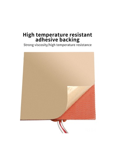 Qingmipy Voro V0 Uyumlu 24v 75w 100x100mm Girişimci Nilon Isıtıcı Pad - Sıcak Dayanıklı Ve Dayanıklı Orange