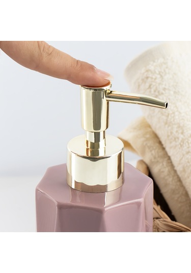 Porsima 3205 Seramik Sıvı Sabunluk Lavabo Sabunluğu 250 Cc Pudra