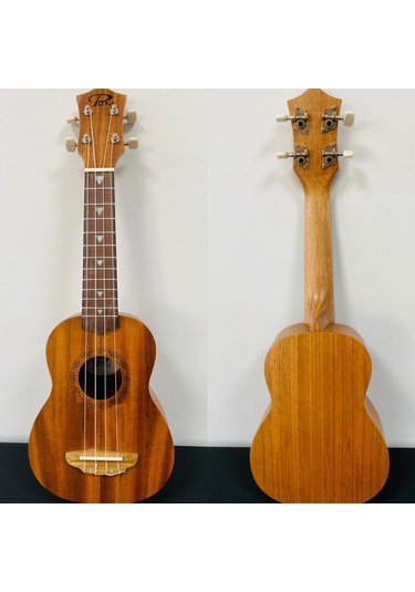 Puka Soprano Ukulele Maun Ağacı Kılıf. Pena