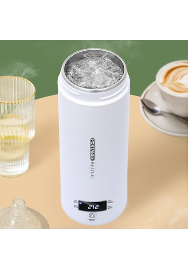 300w 500ml Elektrikli Isıtma Su Kupası Akıllı Kaynatma Su Isıtıcı Sıcaklık Kontrolü Ket İkindi, Özellik: Sus316 Ab Fiş