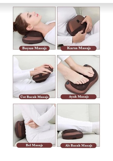 Titreşim,ısıtma Tüm Vücut İçin Yeni Nesil Masaj Kahverengi