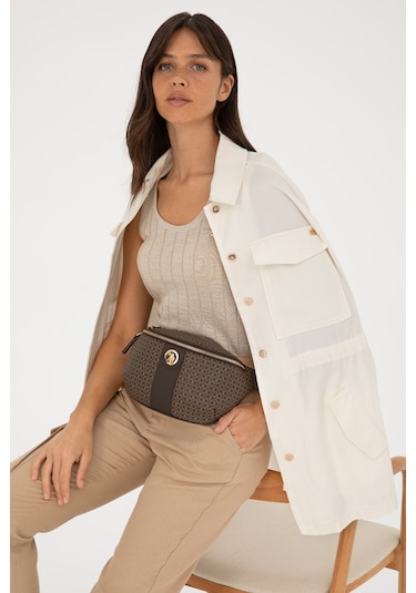 U.S. Polo Assn. Kadın Kahverengi Bel Çantası 50293693-VR029