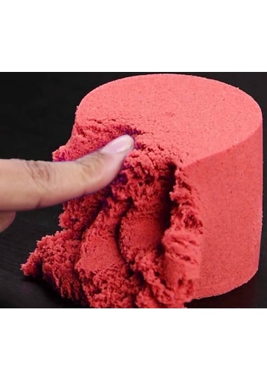 Kinetik Kum 1kg - Kırmızı Renk