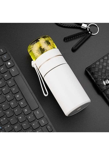 Ganzhoushop Termos Sones Paslanmaz Çelik Çay Bardağı 739 316 Ae - Dayanıklı Ve Şık Çay Bardağı Beyaz