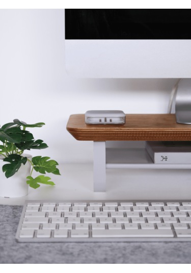 Küçük Monitör Standı Meşe