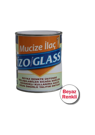 İzo White Glass Beyaz Mucize İlaç Solvent Bazlı Yalıtım Örtüsü 1