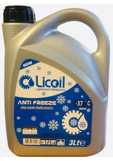 Licoil Antifriz Mavi -37C 3 Lt - 3Kg-15Kg-16Kg Mevcut