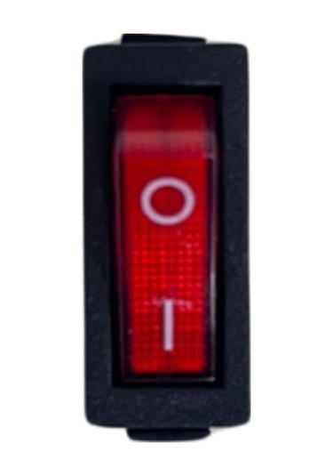 Tekli Dar Işıklı On-off Anahtar 3 Pin Switch 10 Adet