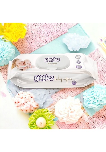 Giggles Baby Wipes Islak Mendil 4 x 72'li