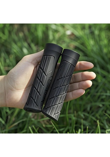 Xiyyadms Mountain Bisiklet Anti Kayma El Tuttuğu, Dayanıklı Silikon-gümüş Alüminyum, Sert Tutuş Ve Sönümleme Özelliği, Sarı 1 Çift