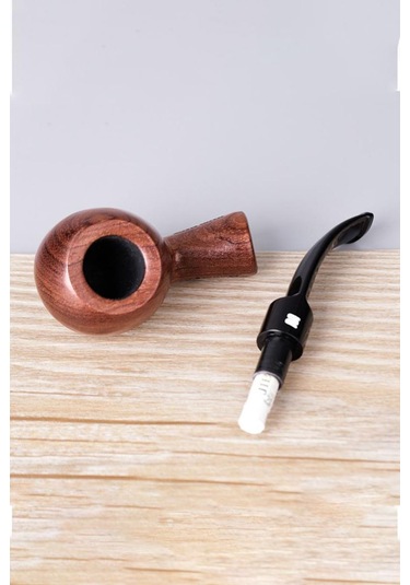 Muxiang Maun Ağacı Parlak El Yapımı Pipo Rd24