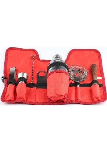 Pazly Bez Çantalı 8 Arada Paslanmaz Şarap Kokteyli Çalkalayıcı 350ml