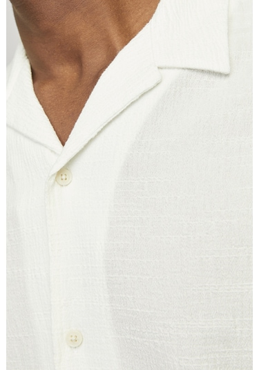 Jack & Jones Erkek Gömlek 12255781 Beyaz Beyaz