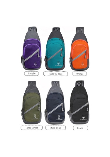 Tenfowee Hafif Ve Su Geçirmez Nylon Çapraz Sırt Çantası - Erkek Ve Kadınlar İçin Seyahat Ve Günlük Kullanım Siyah