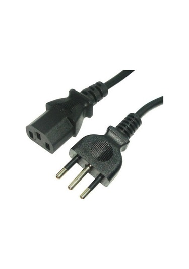 Rogfer 3 Prong Ac Masaüstü Pc İtalya Standartları Güç Kablosu, Kablo Uzunluğu: 1.5m