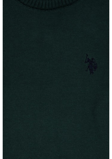 U.s. Polo Assn. Erkek Çocuk Yeşil Kazak /triko 50315586-vr054 Yesıl