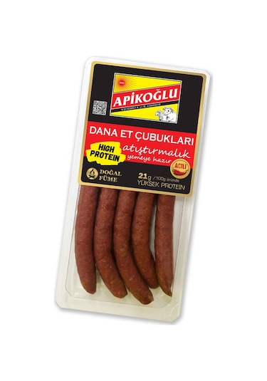 Acılı Dana Et Çubukları 110 Gr