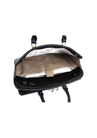 Kadın Siyah İpad Notebook 13 & 14 İnç Laptop Ve Evrak Çantası Siyah