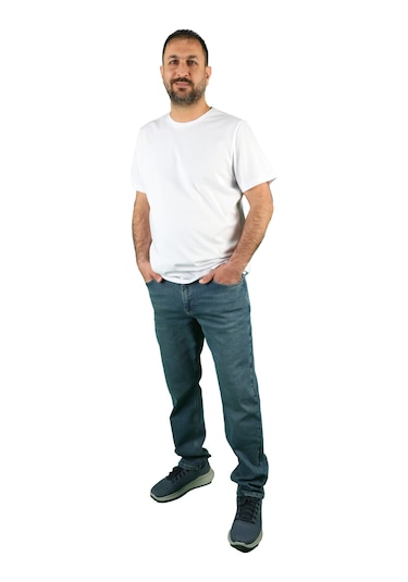 Erkek Kot Pantolon Mavi