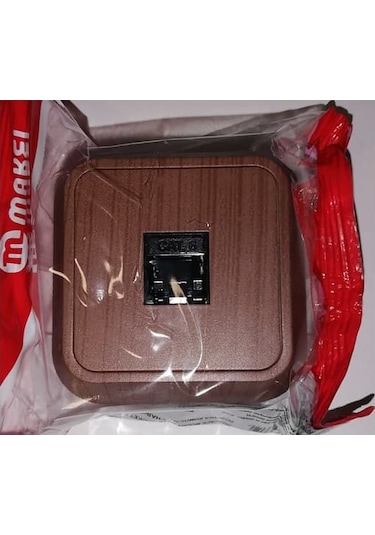 Makel Sıva Üstü Data Prizi Tekli Cat6 Ceviz