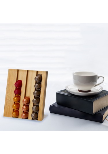 Tenfowee Şık Ve Düzenli Kafein Dostu: 18 Kapsüllü Masaüstü Kahve Kapsülü Organizer Diğer