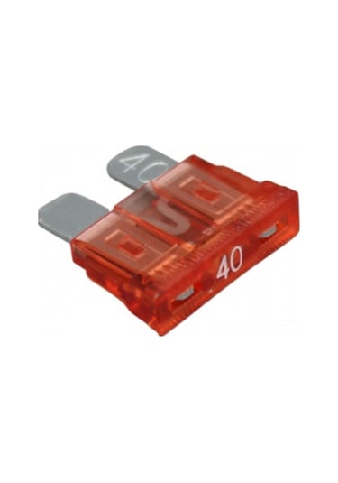 (100 ADET) 40 AMPER OTO BIÇAK SİGORTA (NORMAL/STANDART BOY)