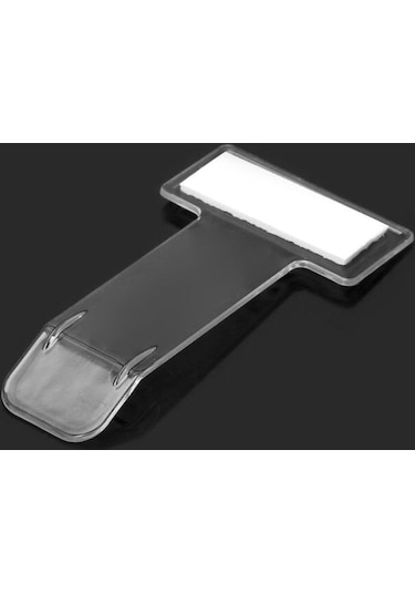 Oto Araç Içi Plastik Şeffaf Kartvizit Bilet Izin Kağıdı Tutucu