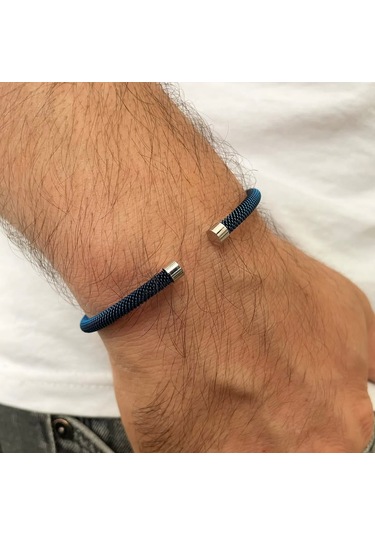 Mavi Çelik Bileklik