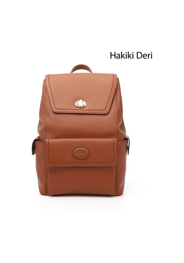 Gönderir Taba Antik Hakiki Deri El Ve Sırt Çantası taba