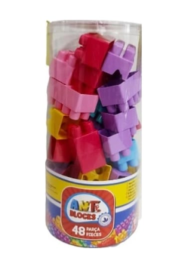 Asya Oyuncak Ant Blocks 48 Parça Pastel Renk Ant048-p