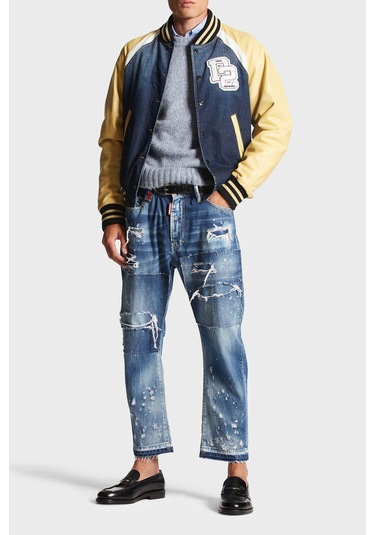 Dsquared2 Erkek Ceket S74am1451 S30664 470 Lacivert Lacivert