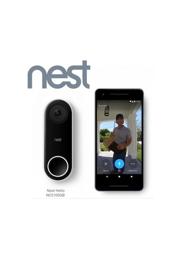 Google Nest Hello Smart Wi-Fi Video Doorbell Akıllı Kapı Zili